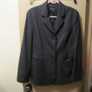 Lafayette 148 New York Gray Blazer Jacket - EUC